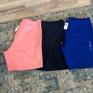 Lot of 3 Big and Tall Polo Fleece Shorts - NWT